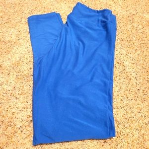 Lula Roe Leggins, One Size, Blue